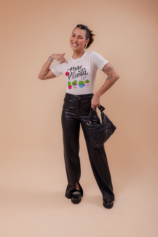 T-Shirt - Mãe de planta (Canelada) - OFF