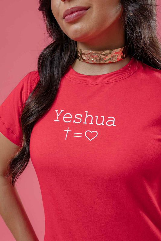 Vestido longo Estampado - Yeshua - Vermelho