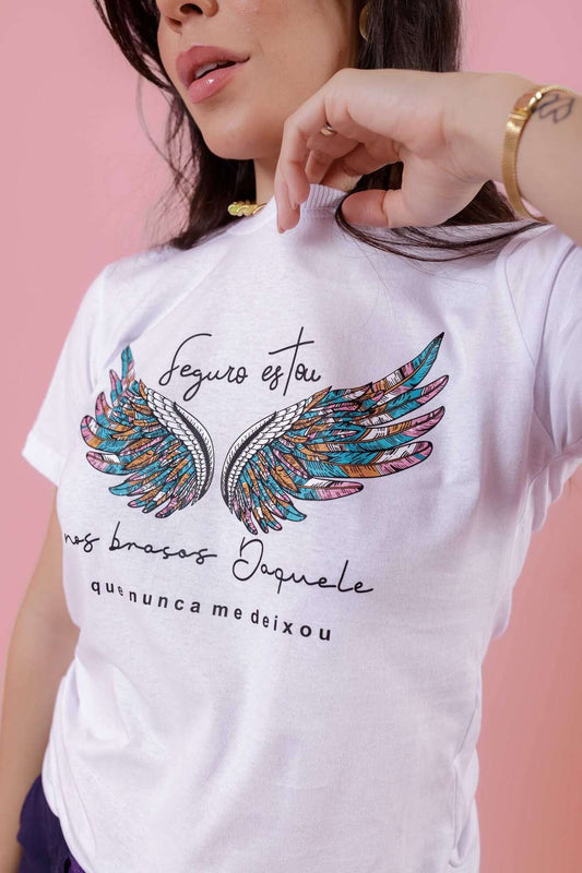 T-Shirt - Seguro estou - Branco