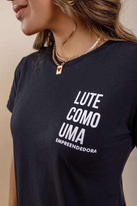 T-Shirt - Lute - Preto