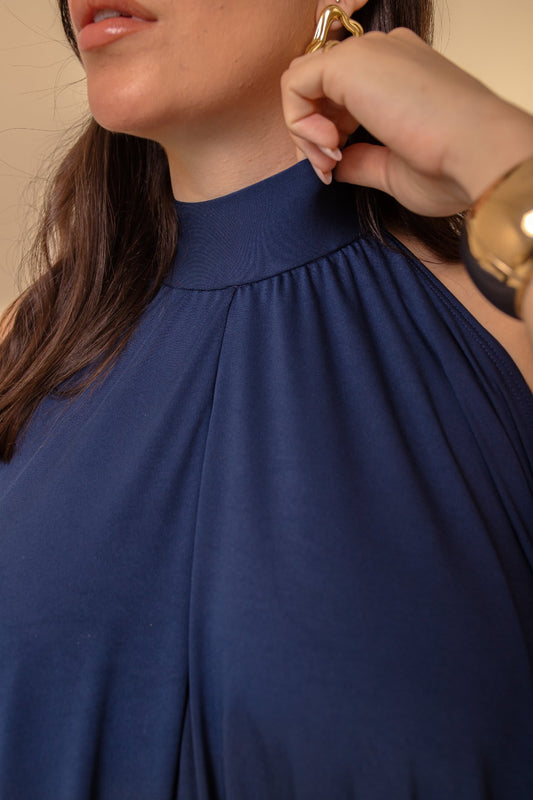 Vestido Luz - Azul Marinho