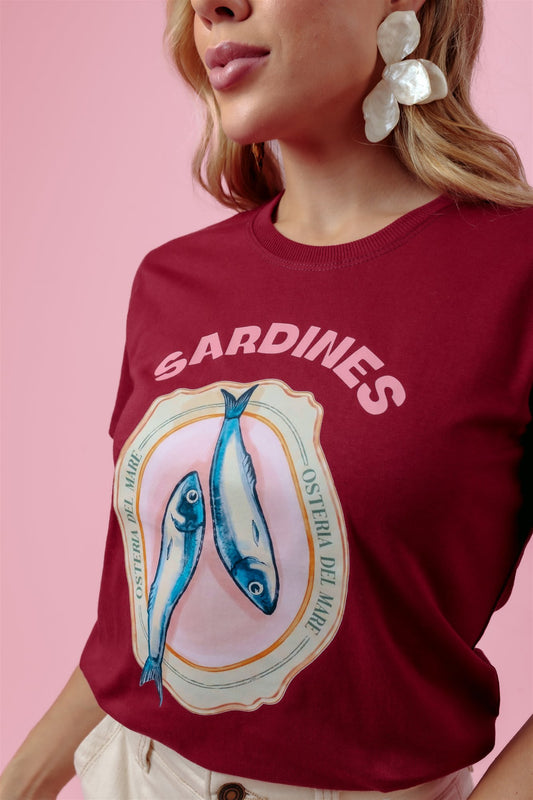 T-Shirt - Sardines - Vermelho