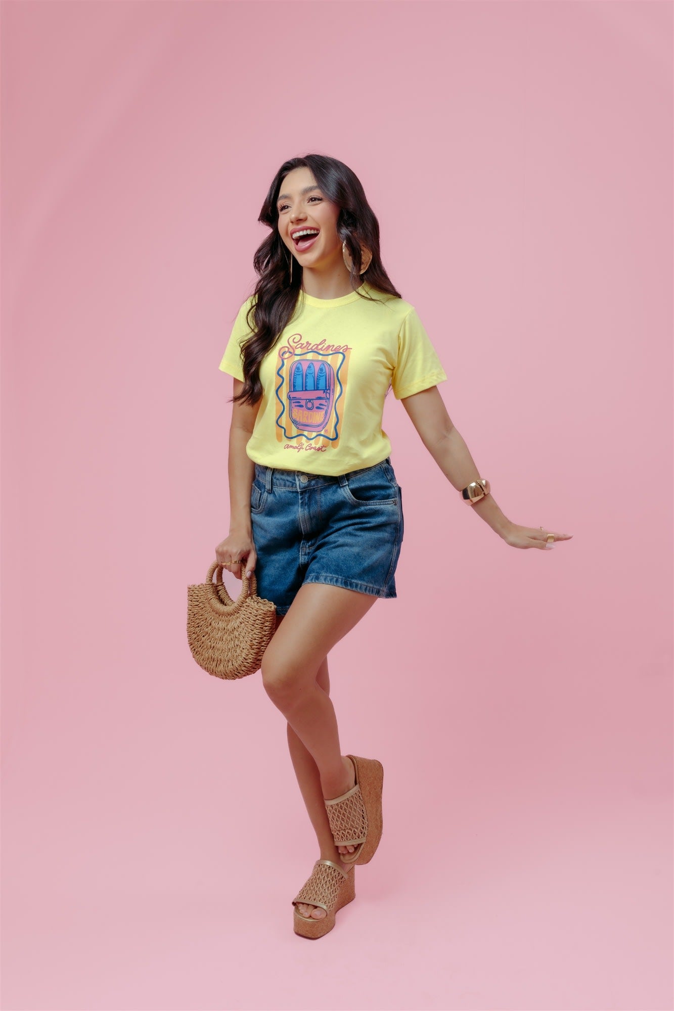 T-Shirt - Sardines - Amarelo