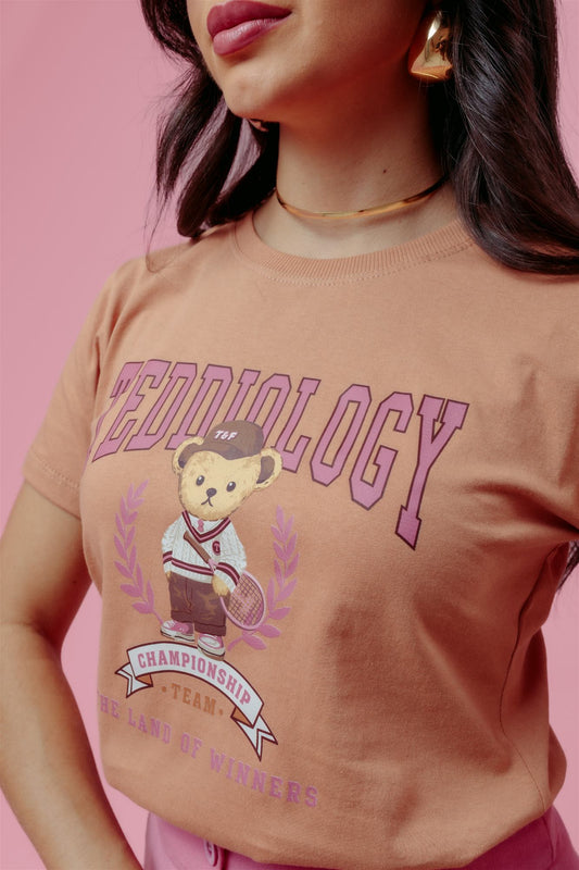 T-Shirt - Teddiology - Marrom