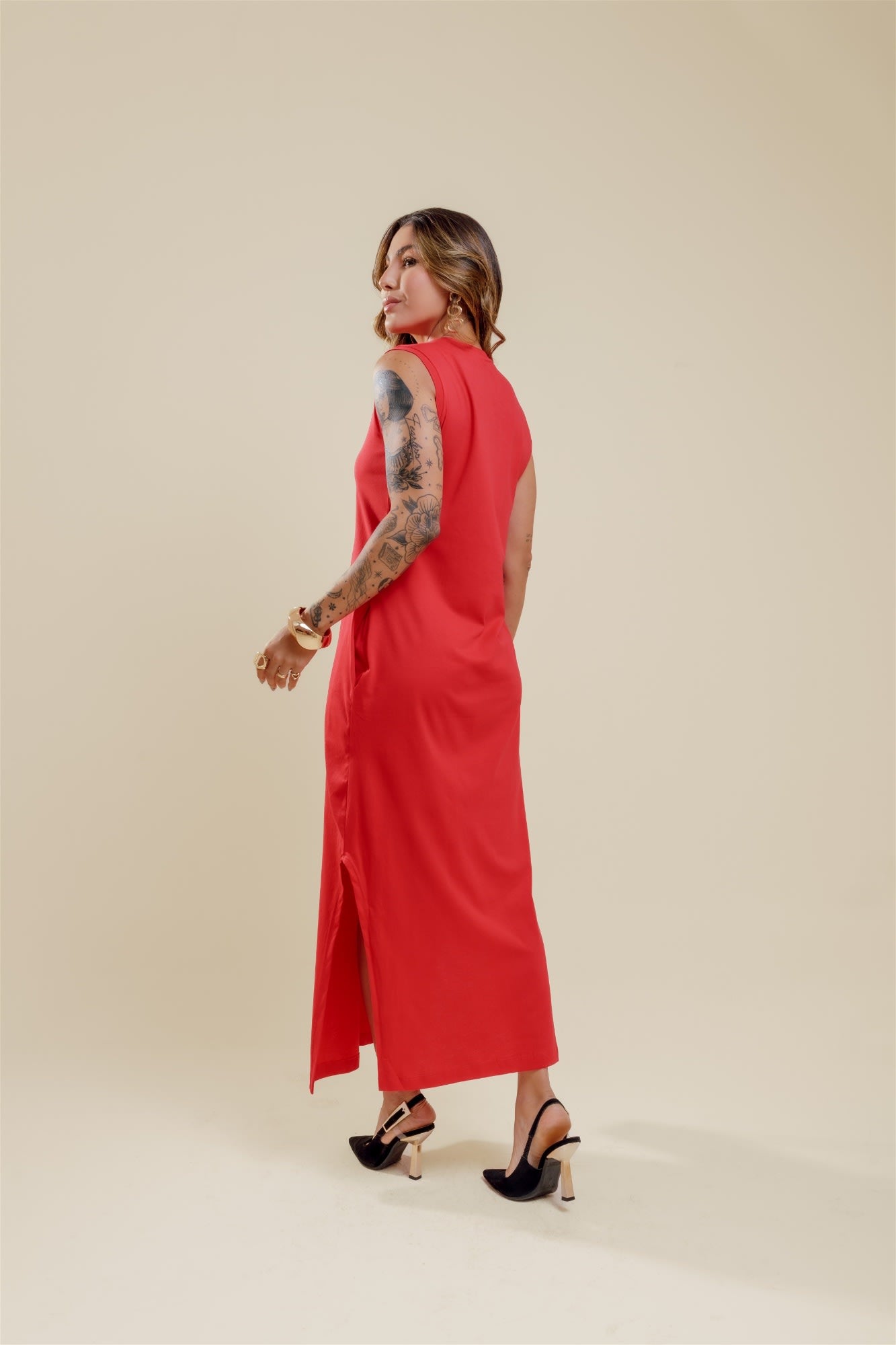 Vestido de Bolso - O teu colo - Vermelho