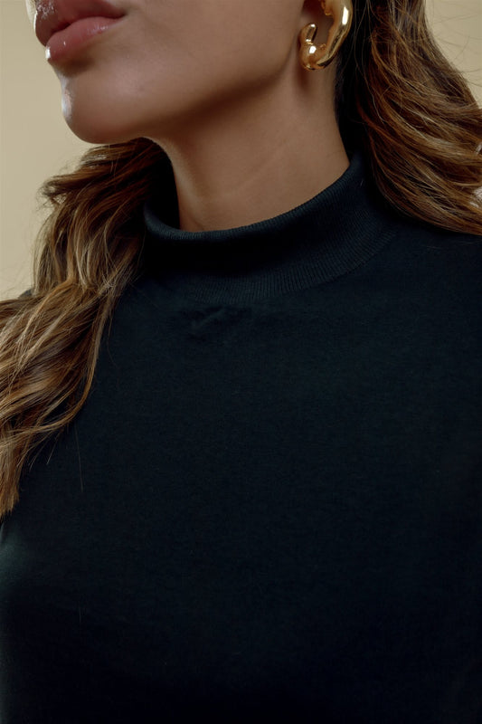 Blusa Gola Alta - Preto