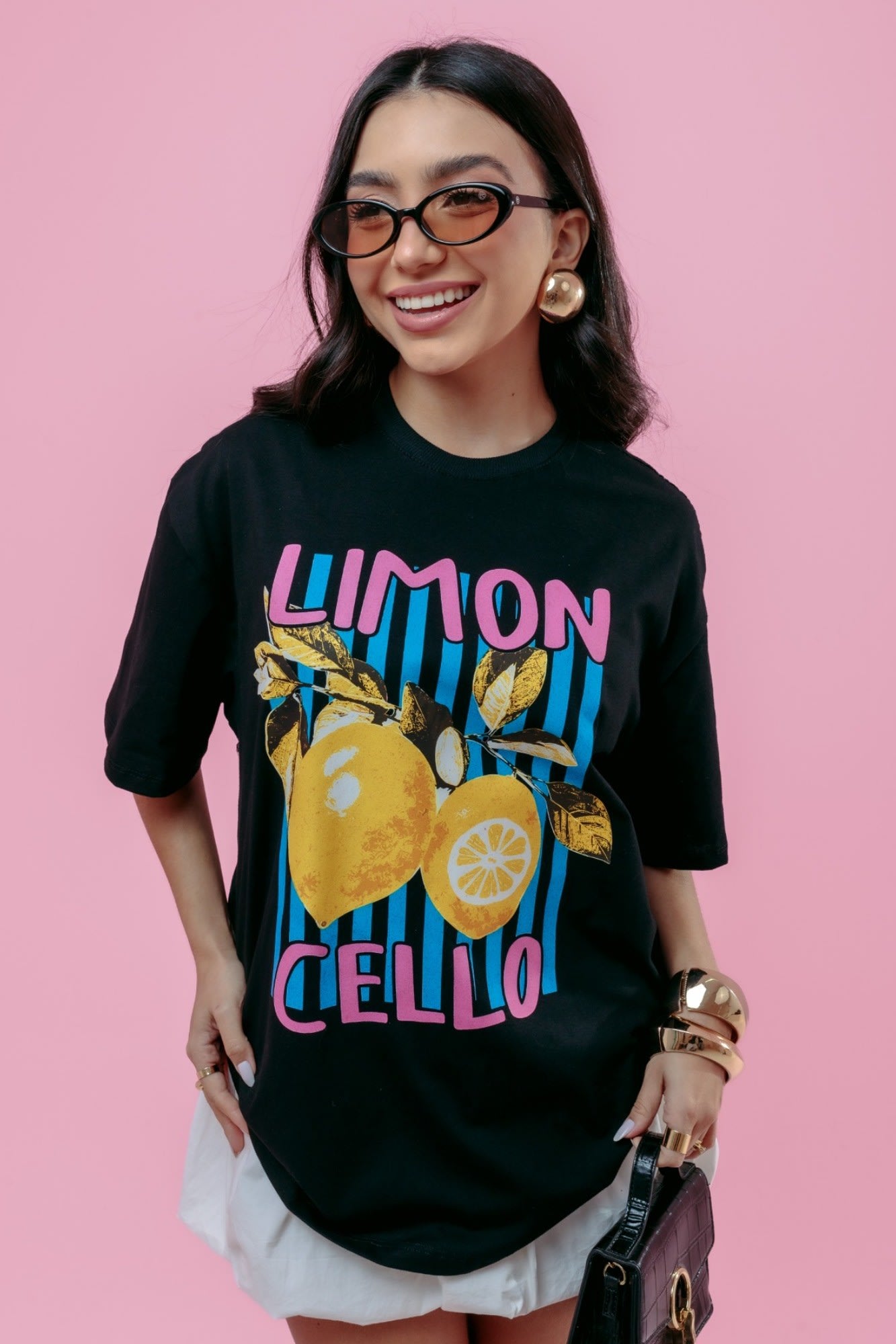 Max T-Shirt - Limon Cello - Preto
