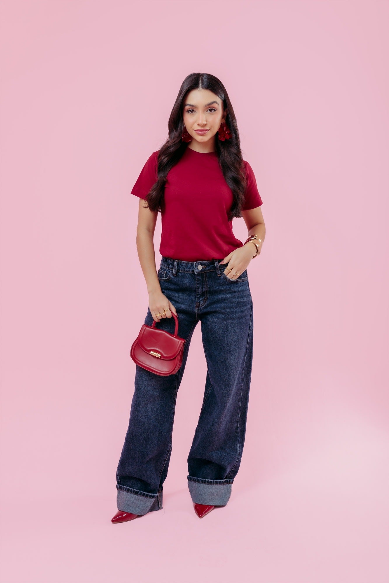 T-Shirt Básica - Marsala