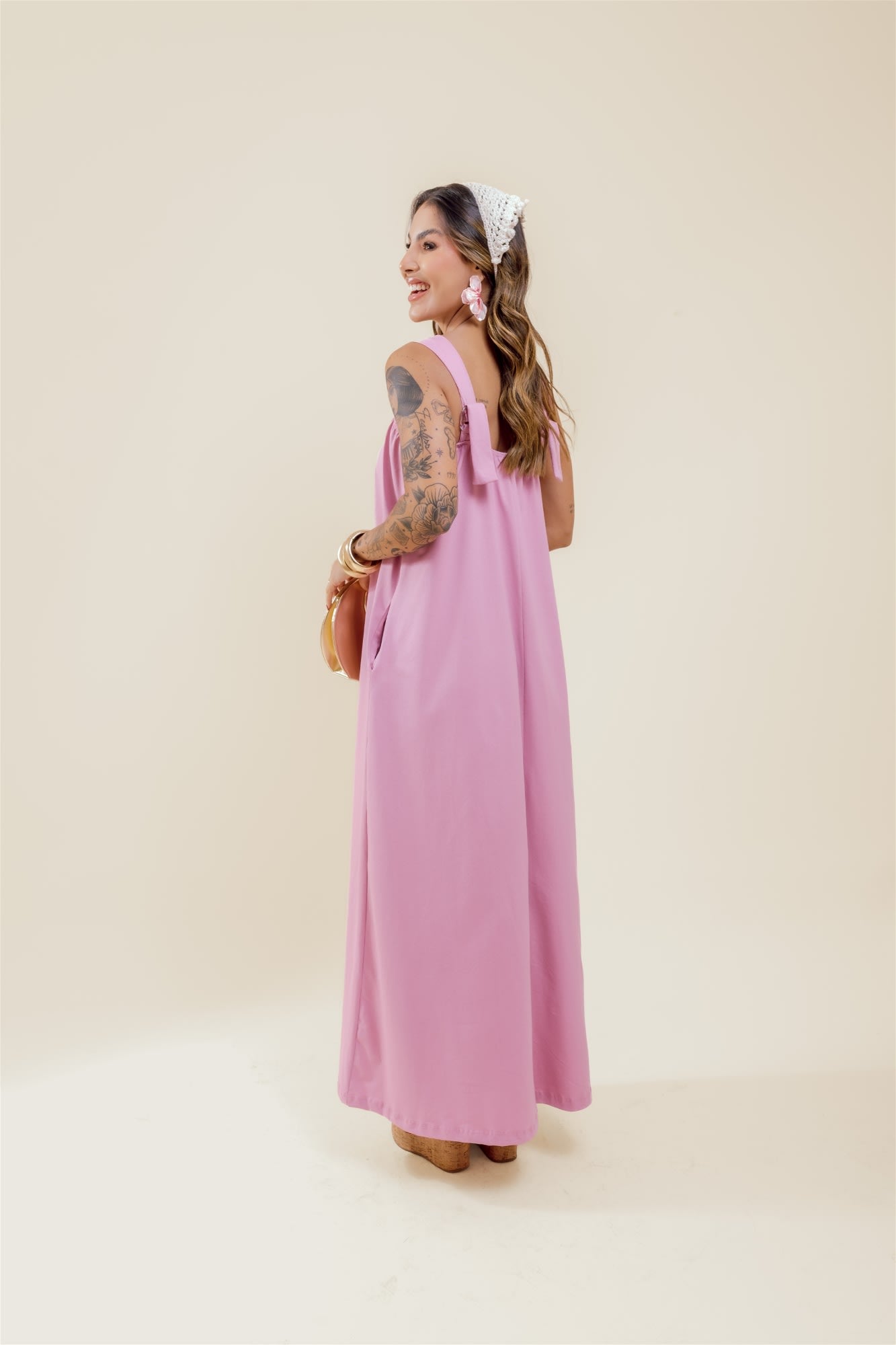 Vestido Ibiza - Rosa Chique