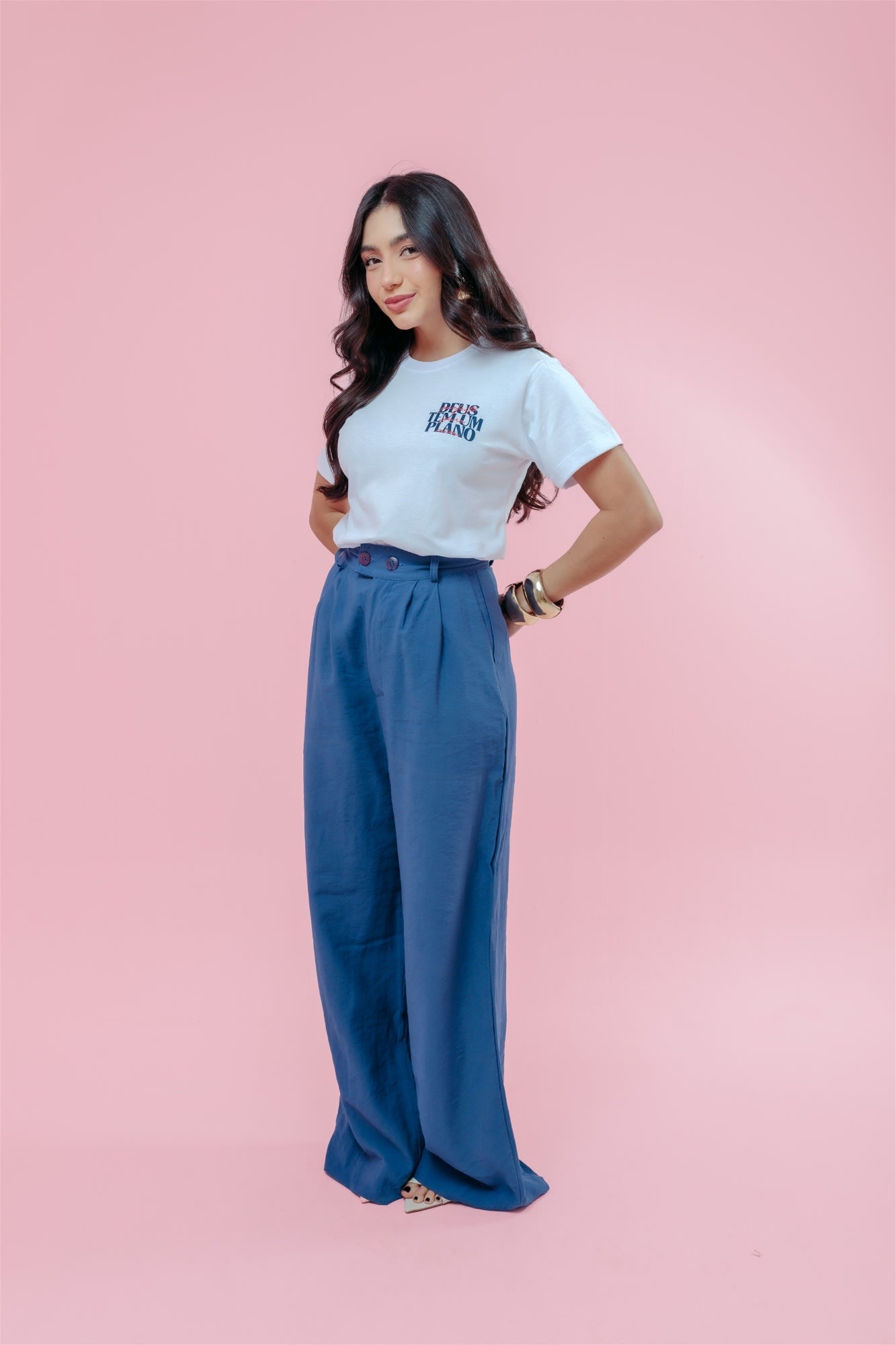 T-Shirt - Deus tem um plano - Branco
