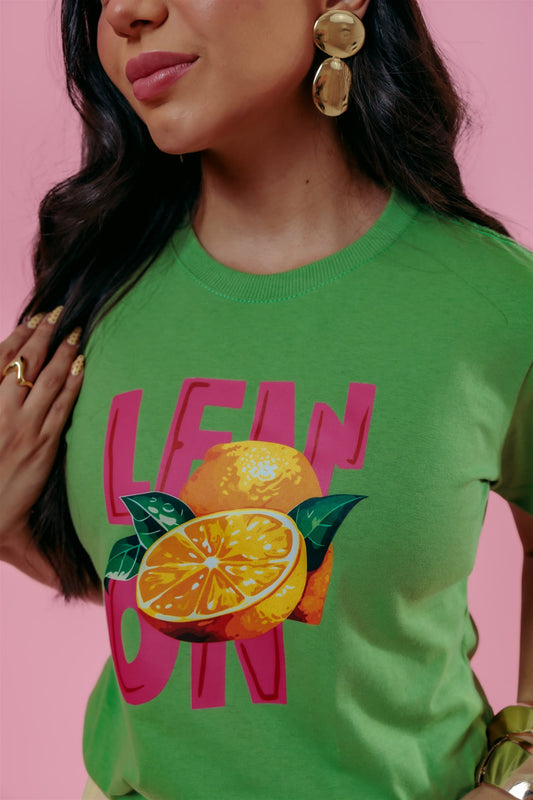 T-Shirt - Lemon - Verde Abacate