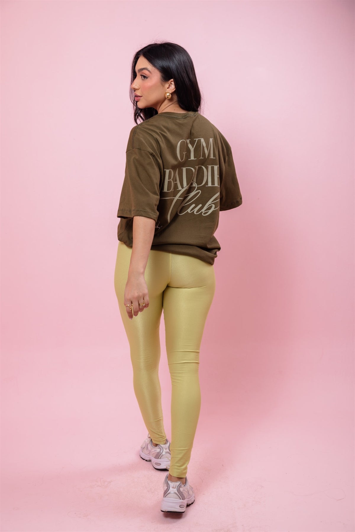 Max T-Shirt - Gym Baddies Club - Verde Escuro
