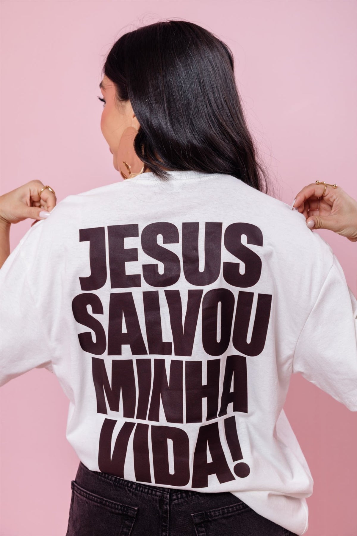 Max T-Shirt - Jesus Salvou Minha Vida - OFF