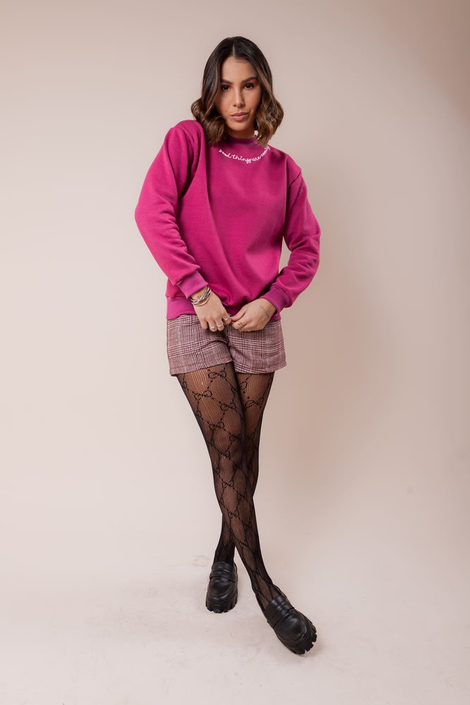 Moletom good things (Alto Relevo) - Romã
