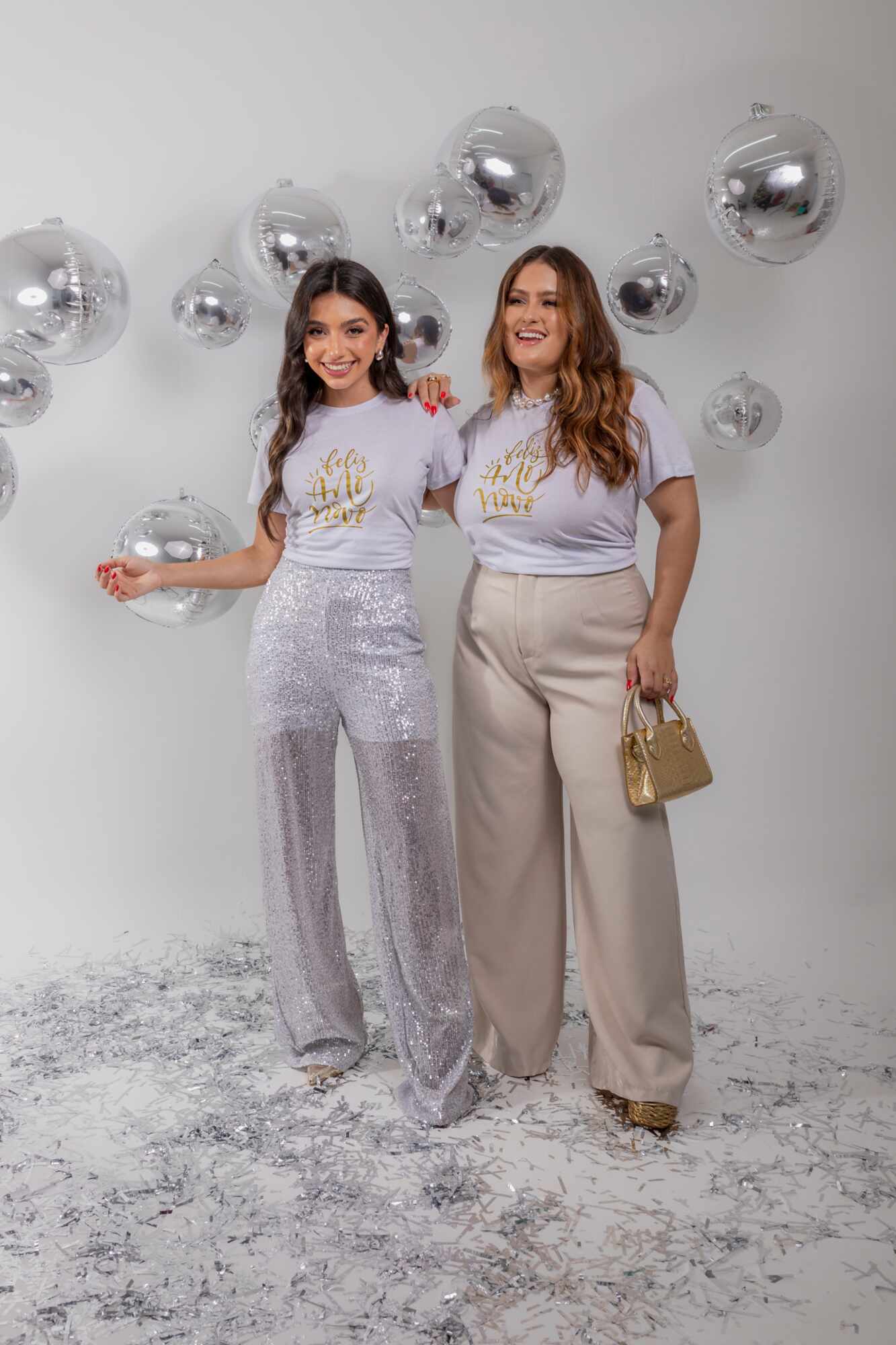 T-Shirt - Feliz Ano novo - Branco