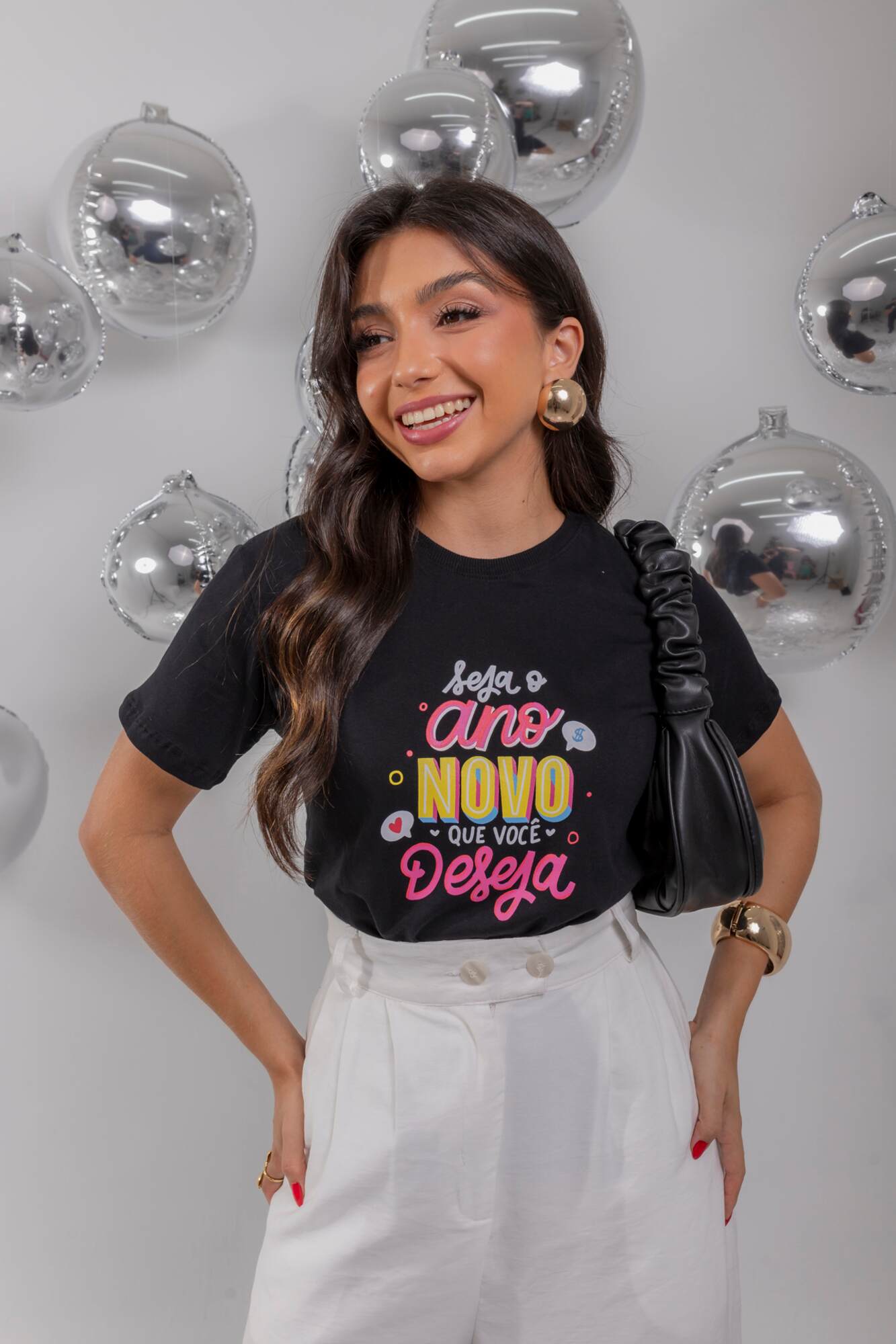 T-Shirt - Ano novo - Preto