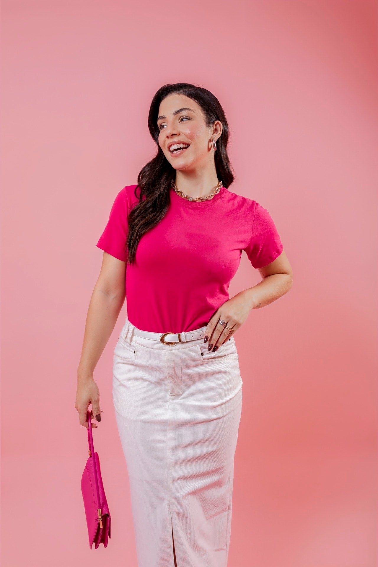 T-Shirt - Básica - Rosa