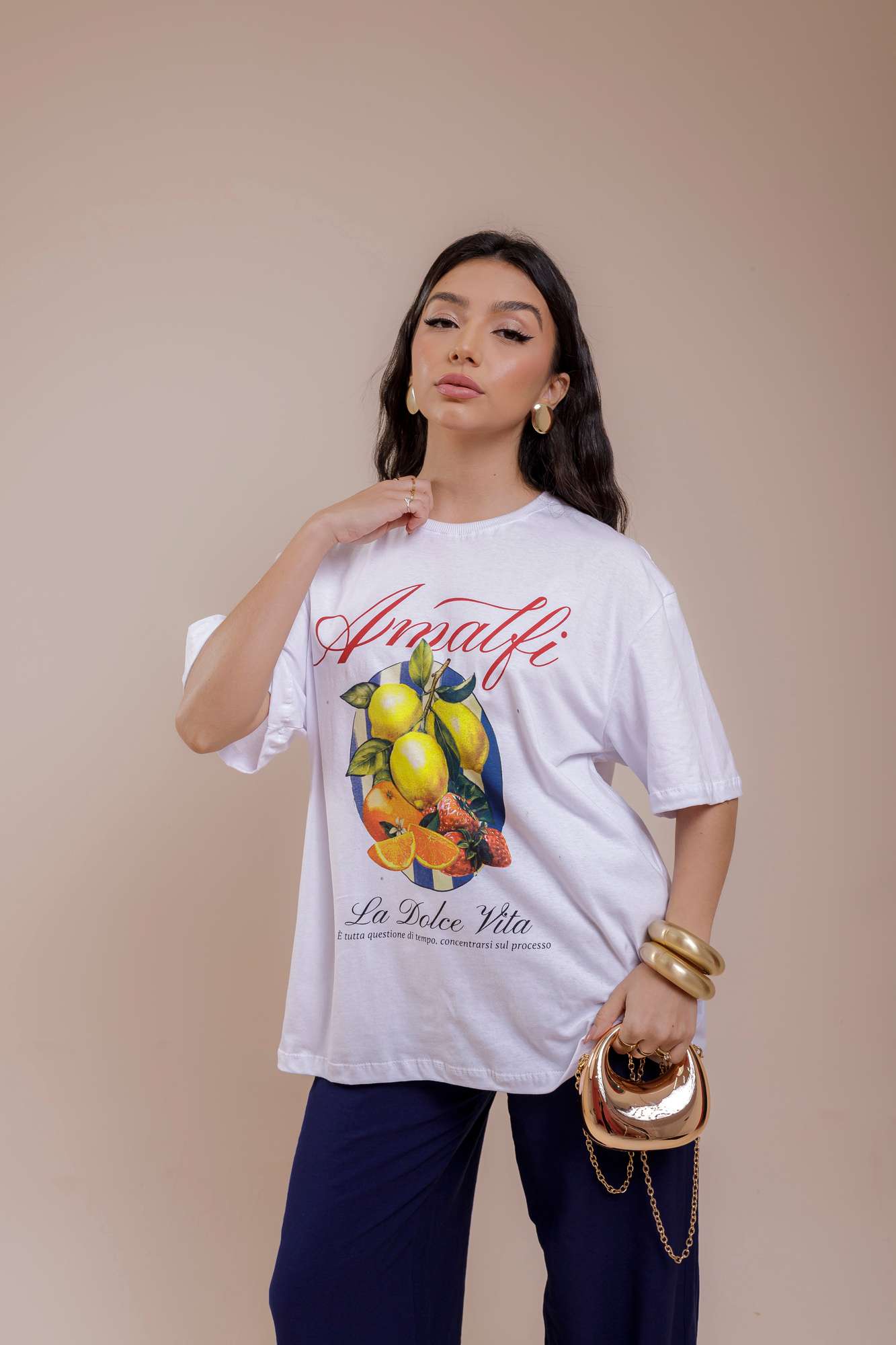 Max T-Shirt - Amalfi - Branco