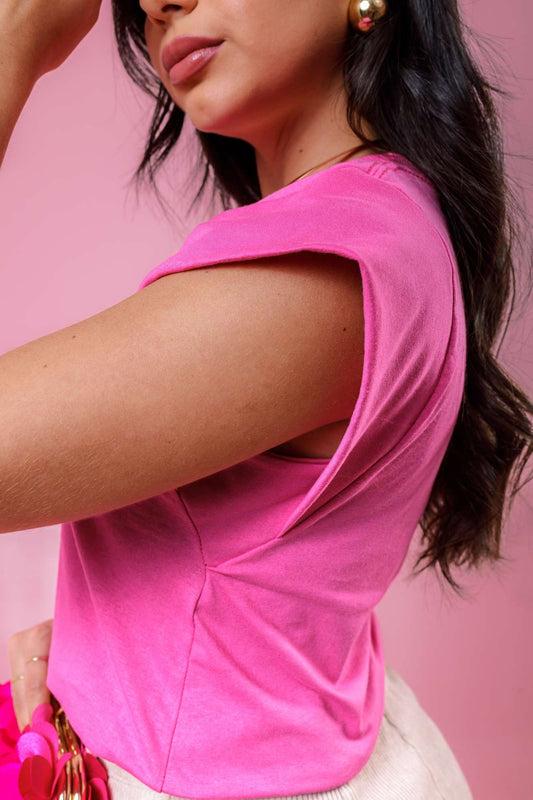 Muscle tee - Rosa Jasmim