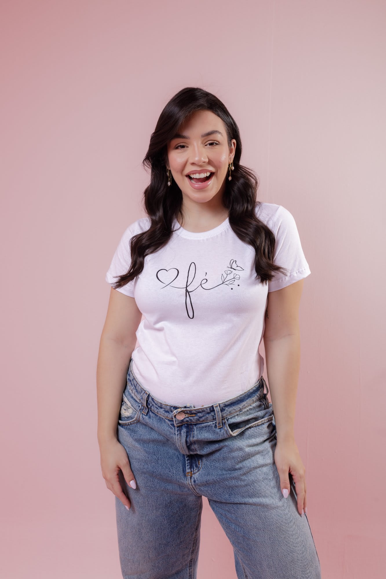 T-Shirt - Fé - Branco