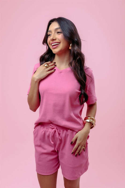 Conjunto Comfy - Rosa