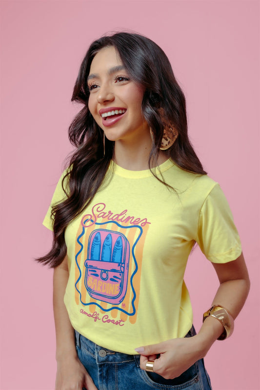 T-Shirt - Sardines - Amarelo