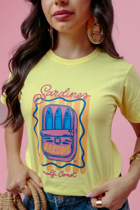 T-Shirt - Sardines - Amarelo