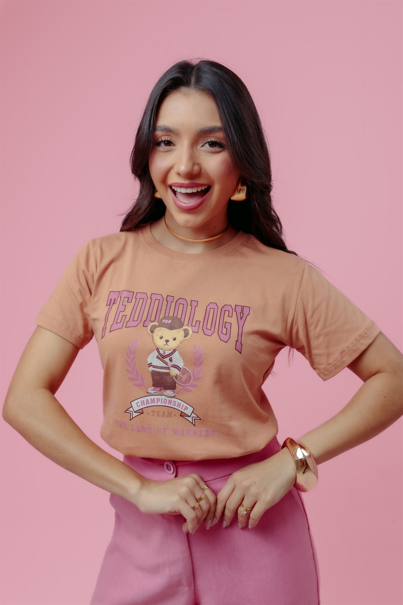 T-Shirt - Teddiology - Marrom