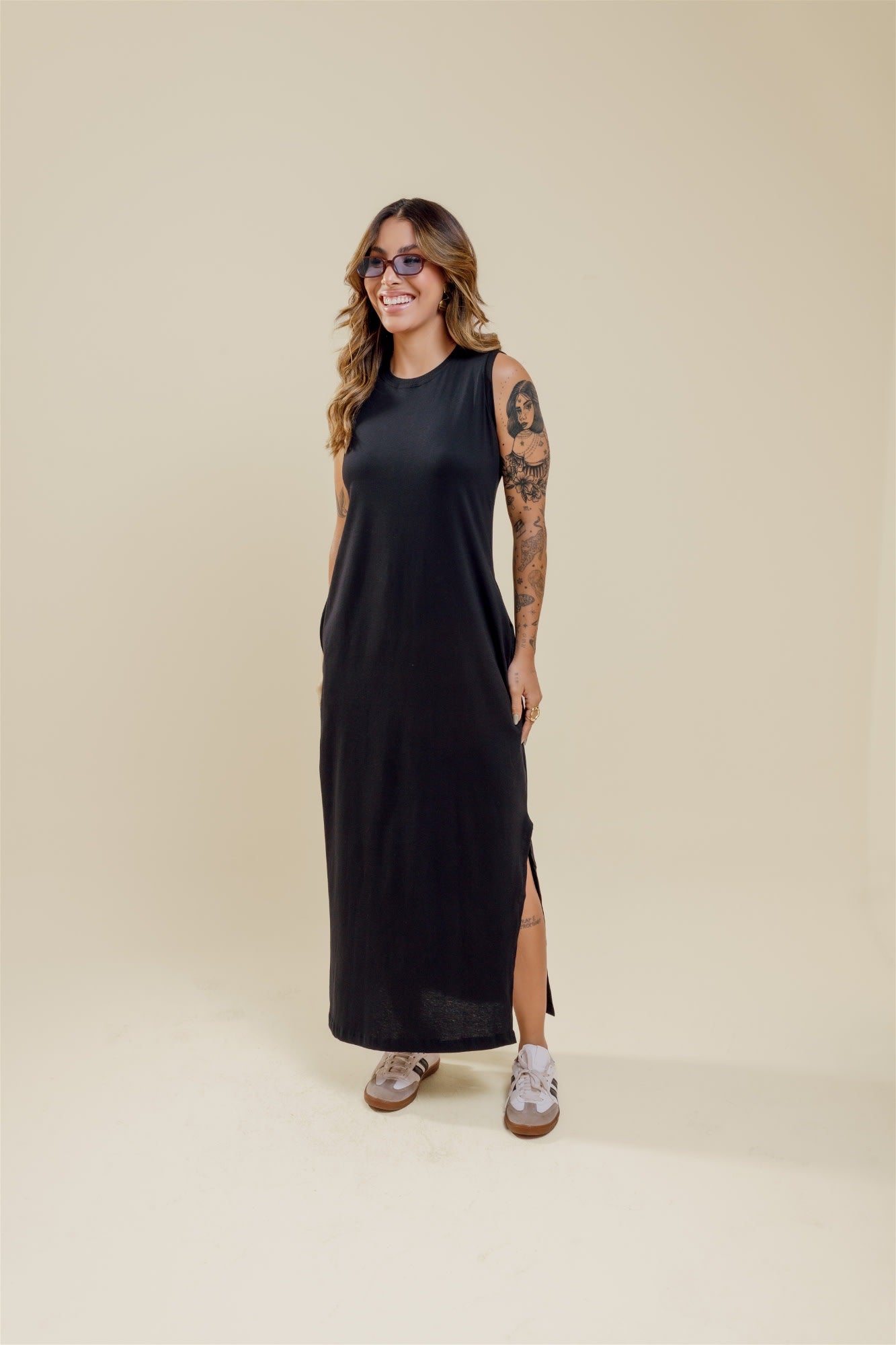 Vestido de Bolso - Preto