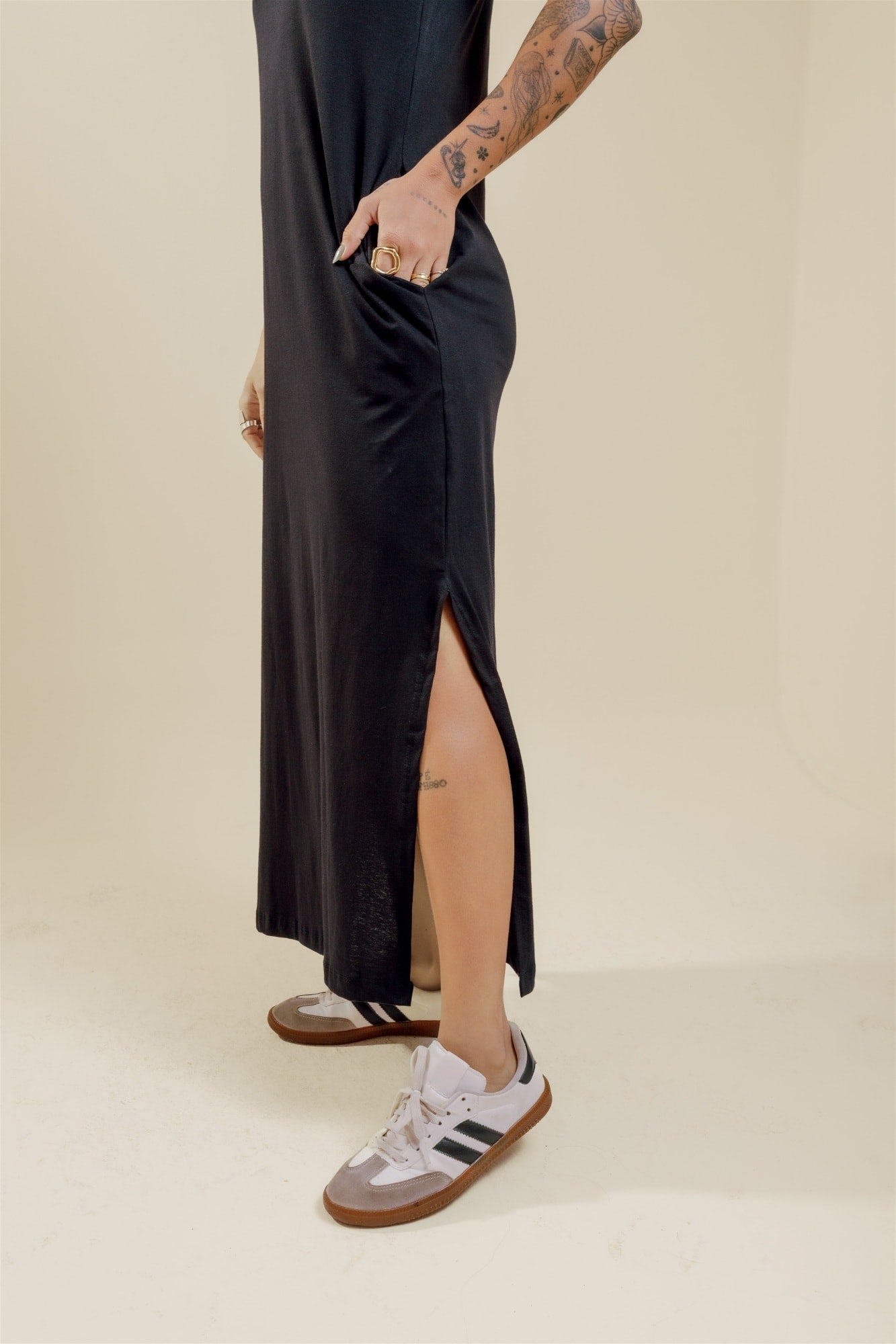Vestido de Bolso - Preto