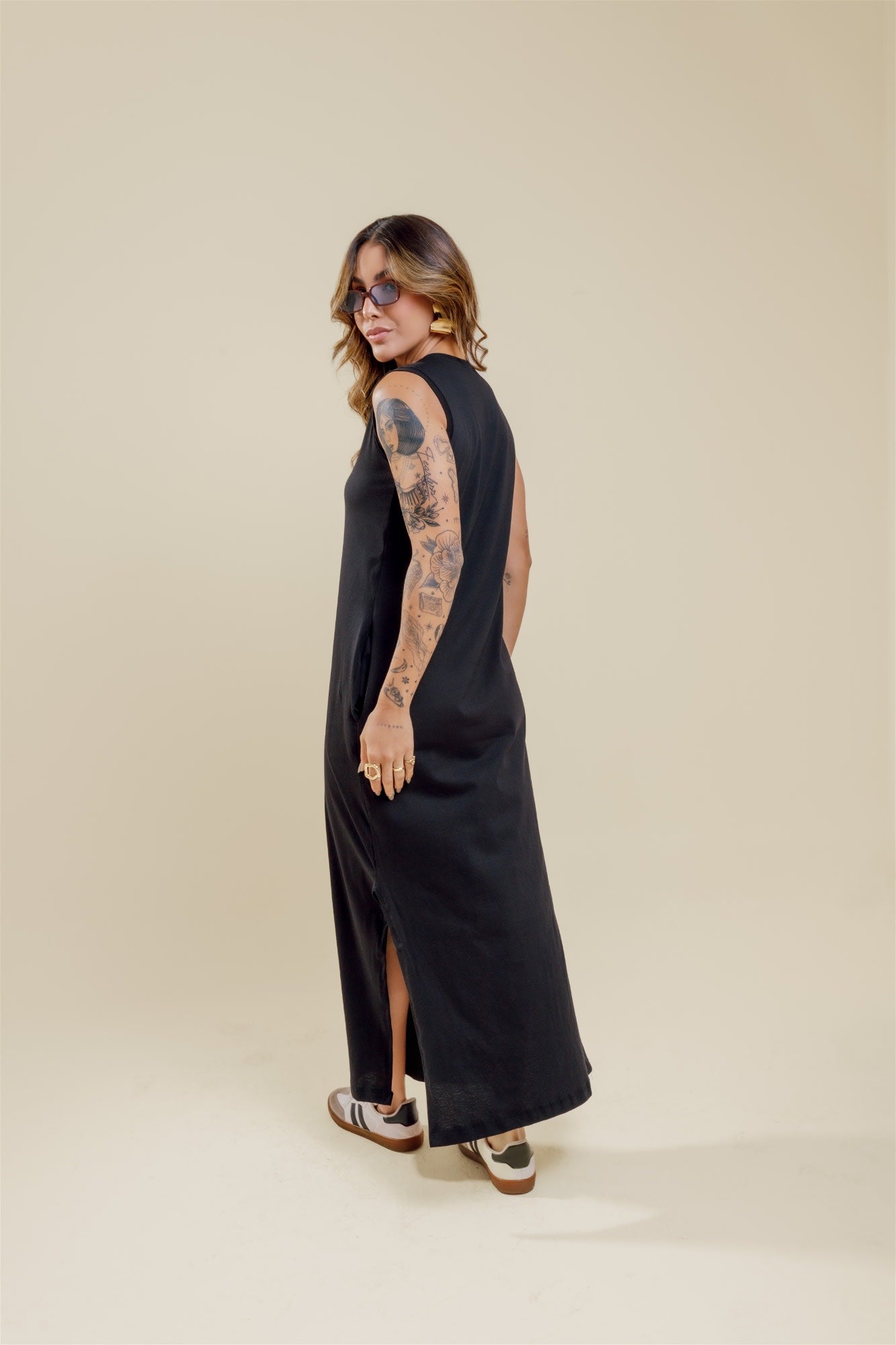 Vestido de Bolso - Preto
