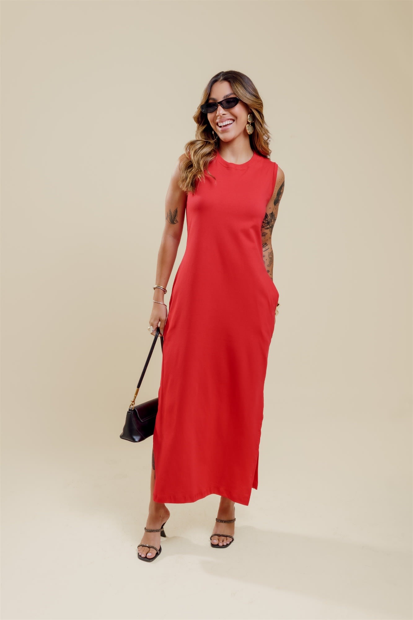 Vestido de Bolso - Vermelho