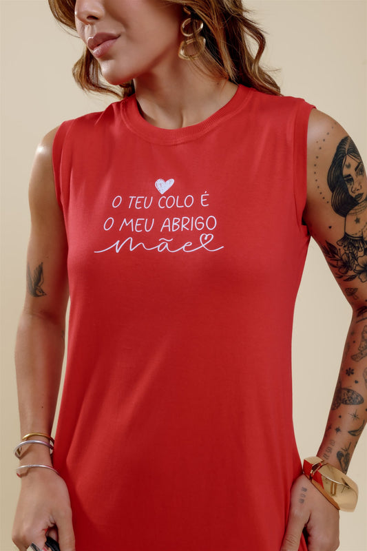 Vestido de Bolso - O teu colo - Vermelho