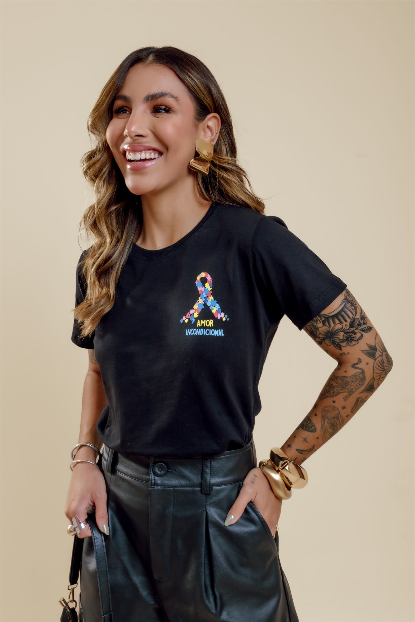 T-Shirt - Autismo - Preto