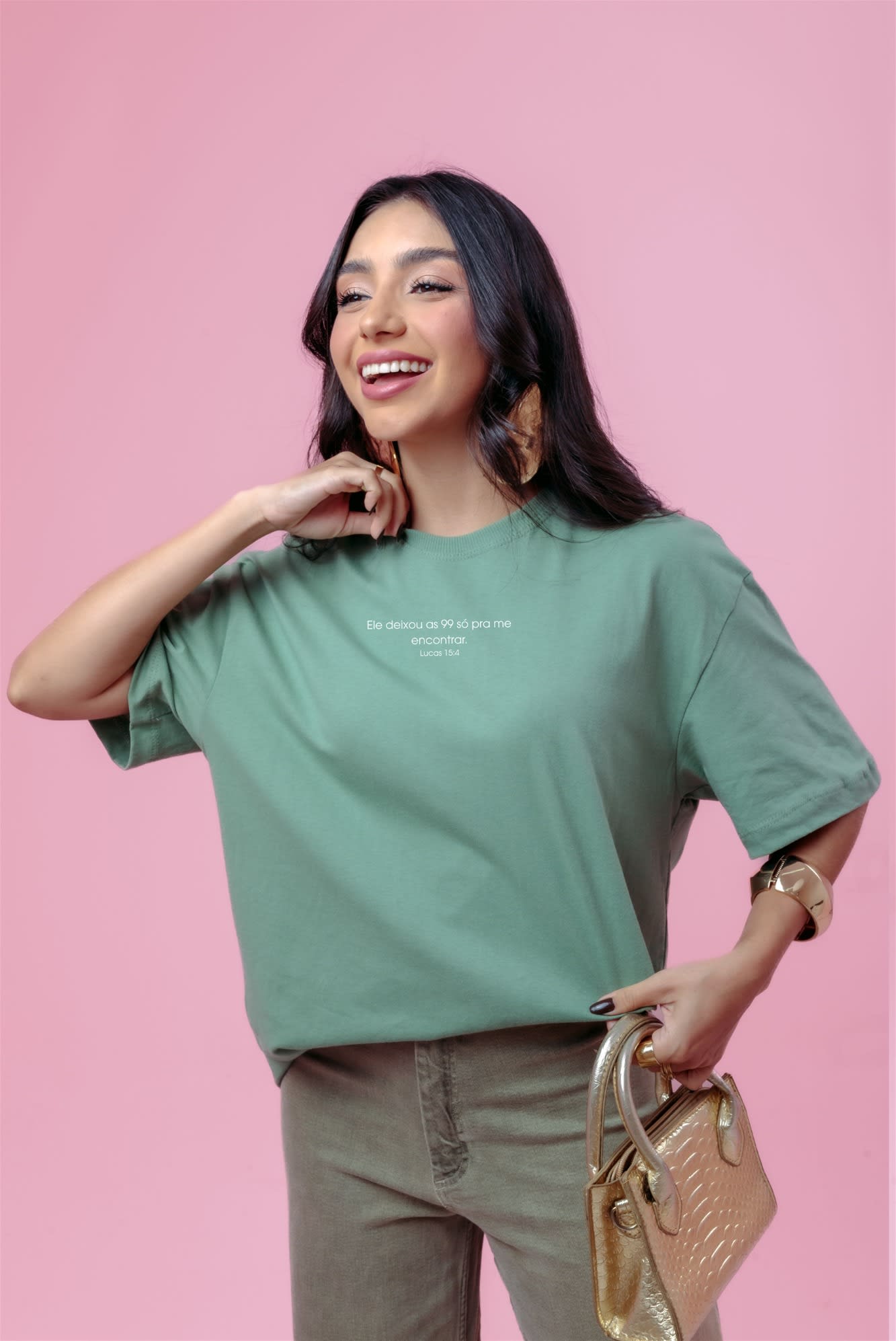 Max T-Shirt - Jesus é Cordeiro - Verde