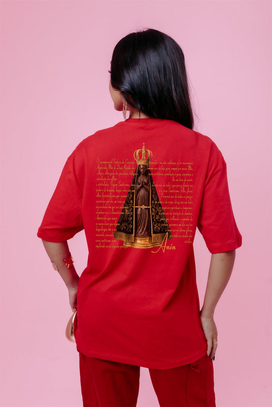 Max T-Shirt - Nossa Senhora Aparecida - Vermelho