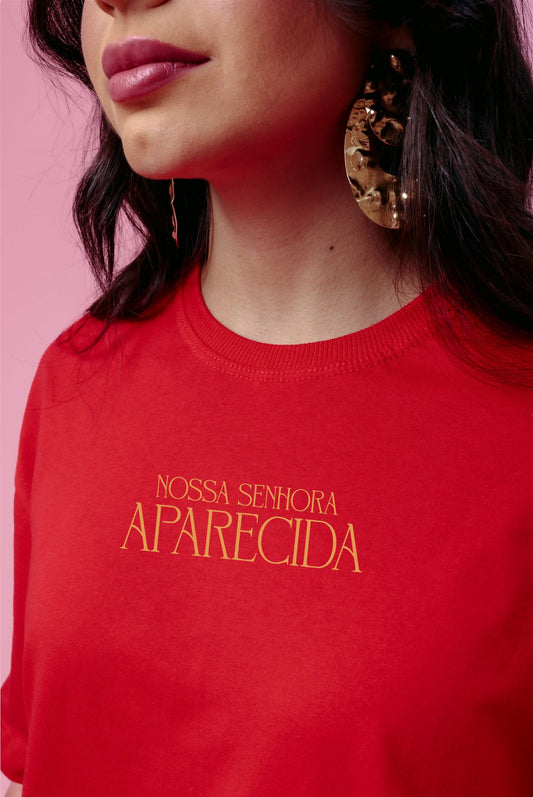 Max T-Shirt - Nossa Senhora Aparecida - Vermelho