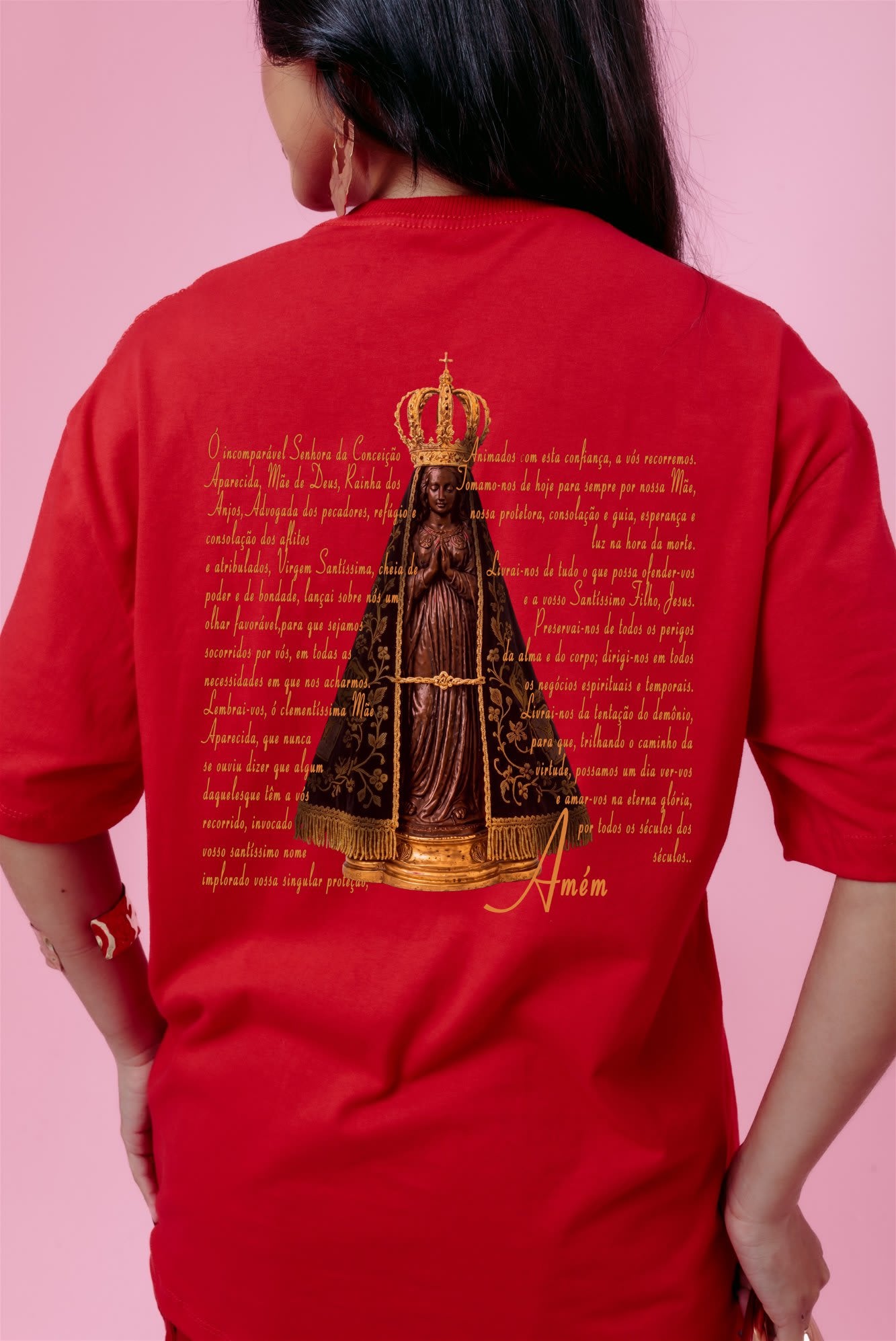 Max T-Shirt - Nossa Senhora Aparecida - Vermelho