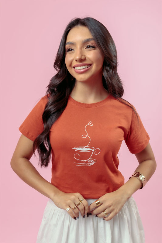 T-Shirt - Coffe - Terracota