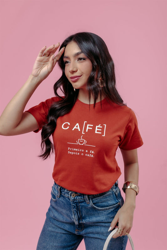 T-Shirt - Café - Terracota