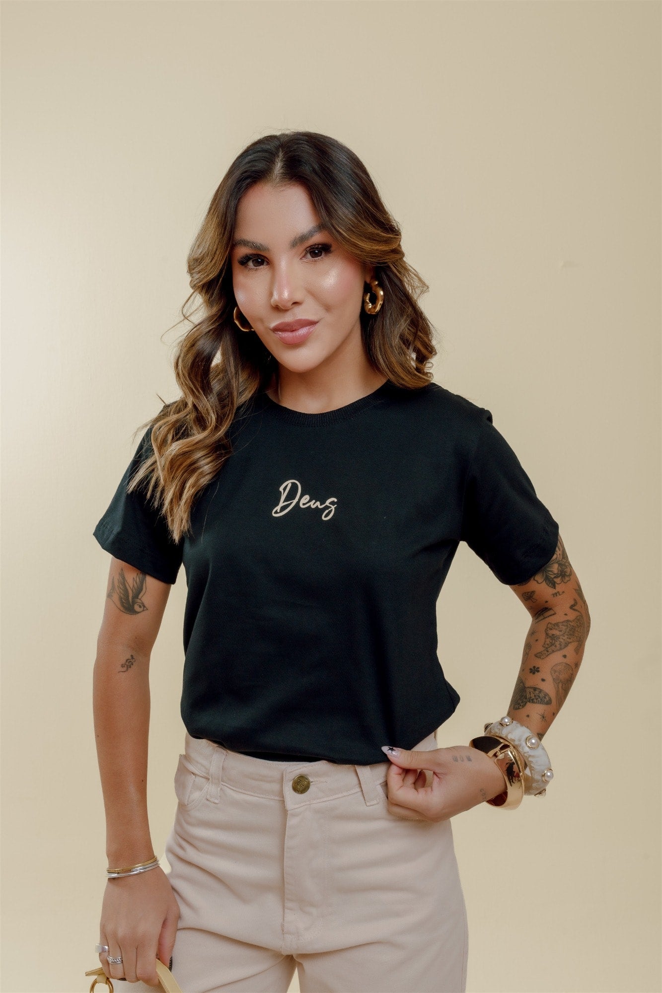 T-Shirt - Deus - Preto