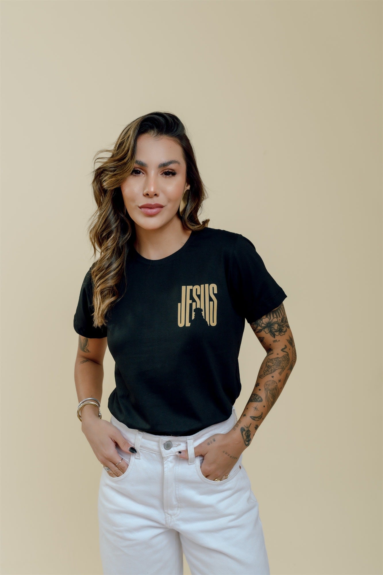 T-Shirt - Jesus - Preto