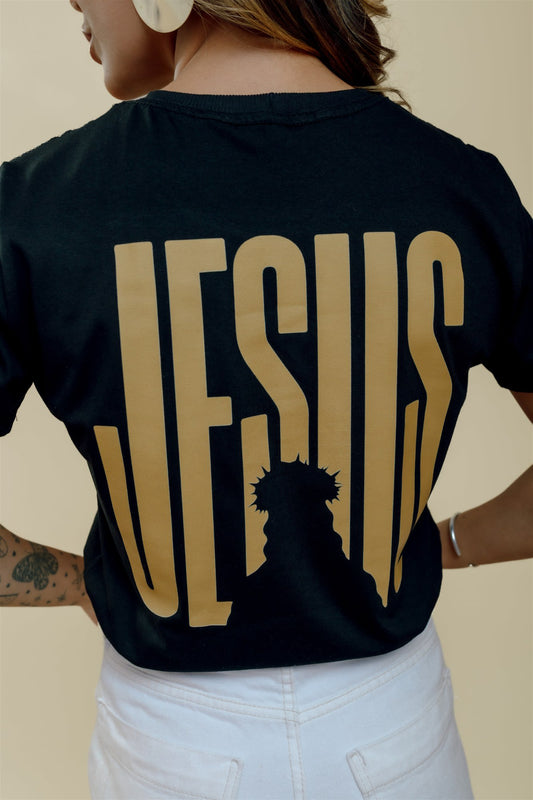 T-Shirt - Jesus - Preto