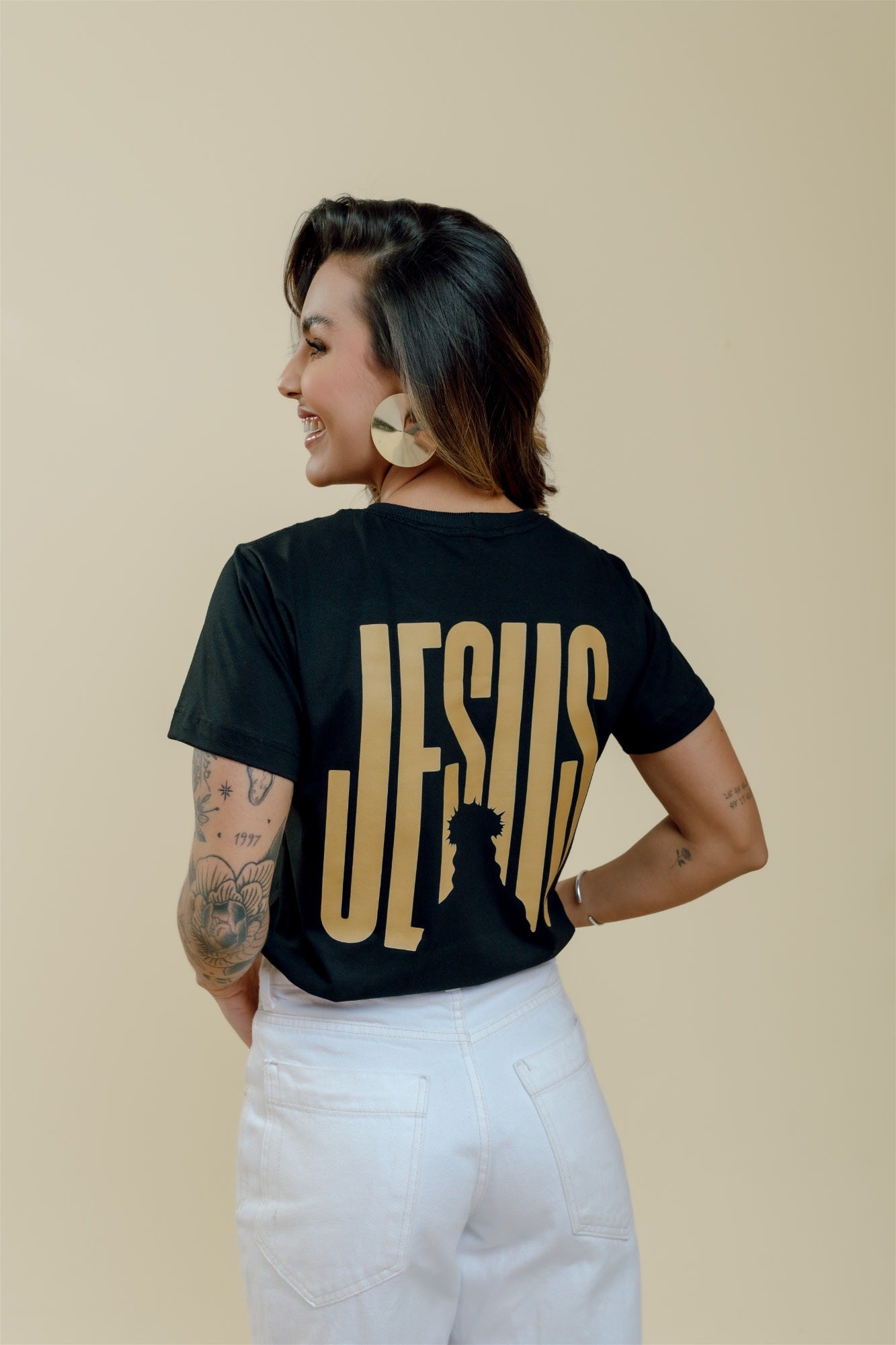 T-Shirt - Jesus - Preto