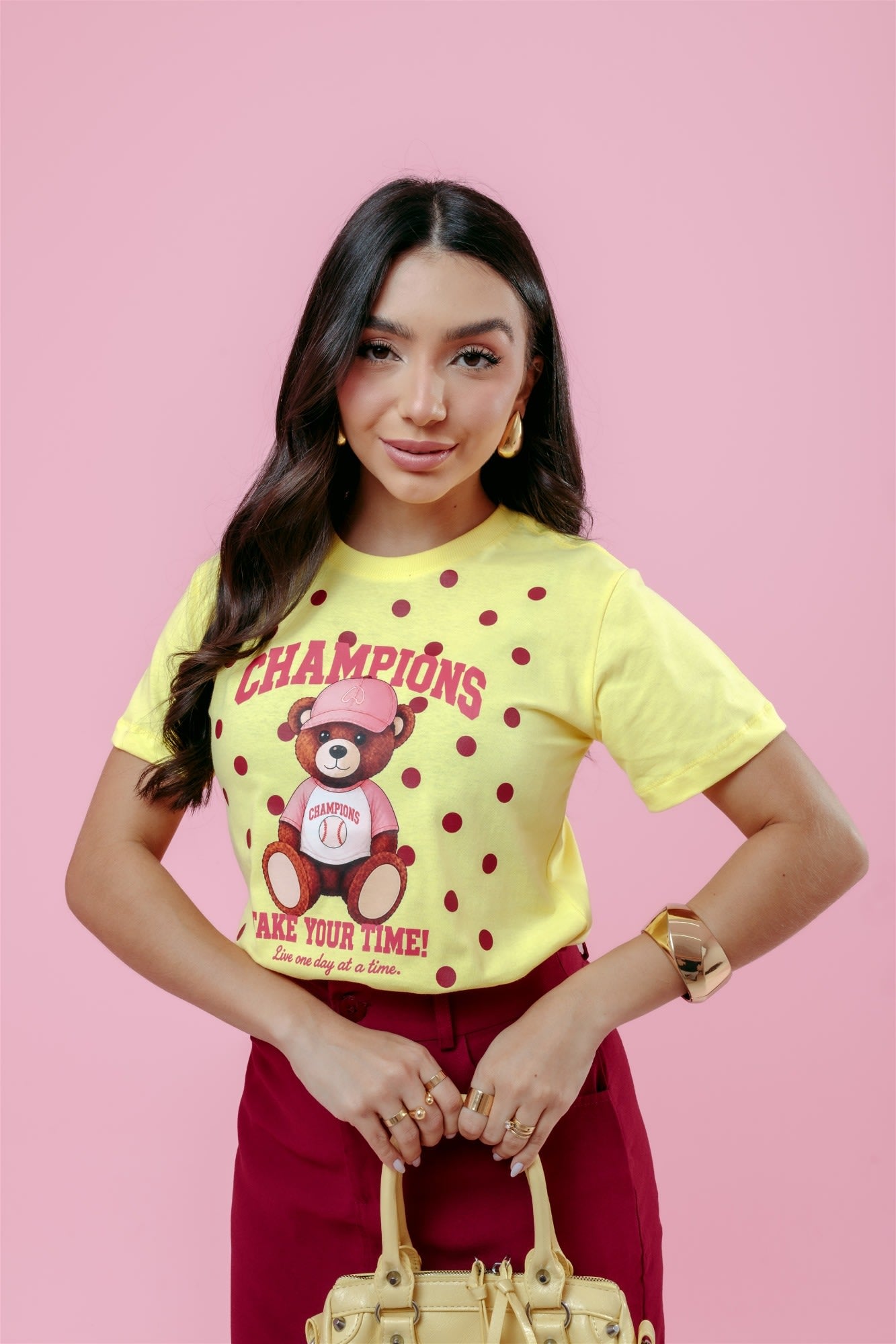 T-Shirt - Champion - Amarelo