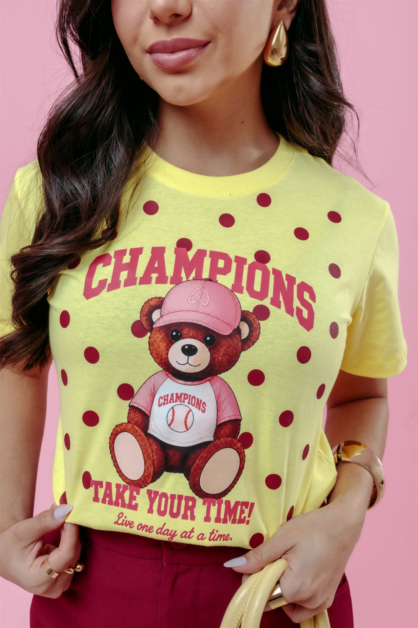 T-Shirt - Champion - Amarelo