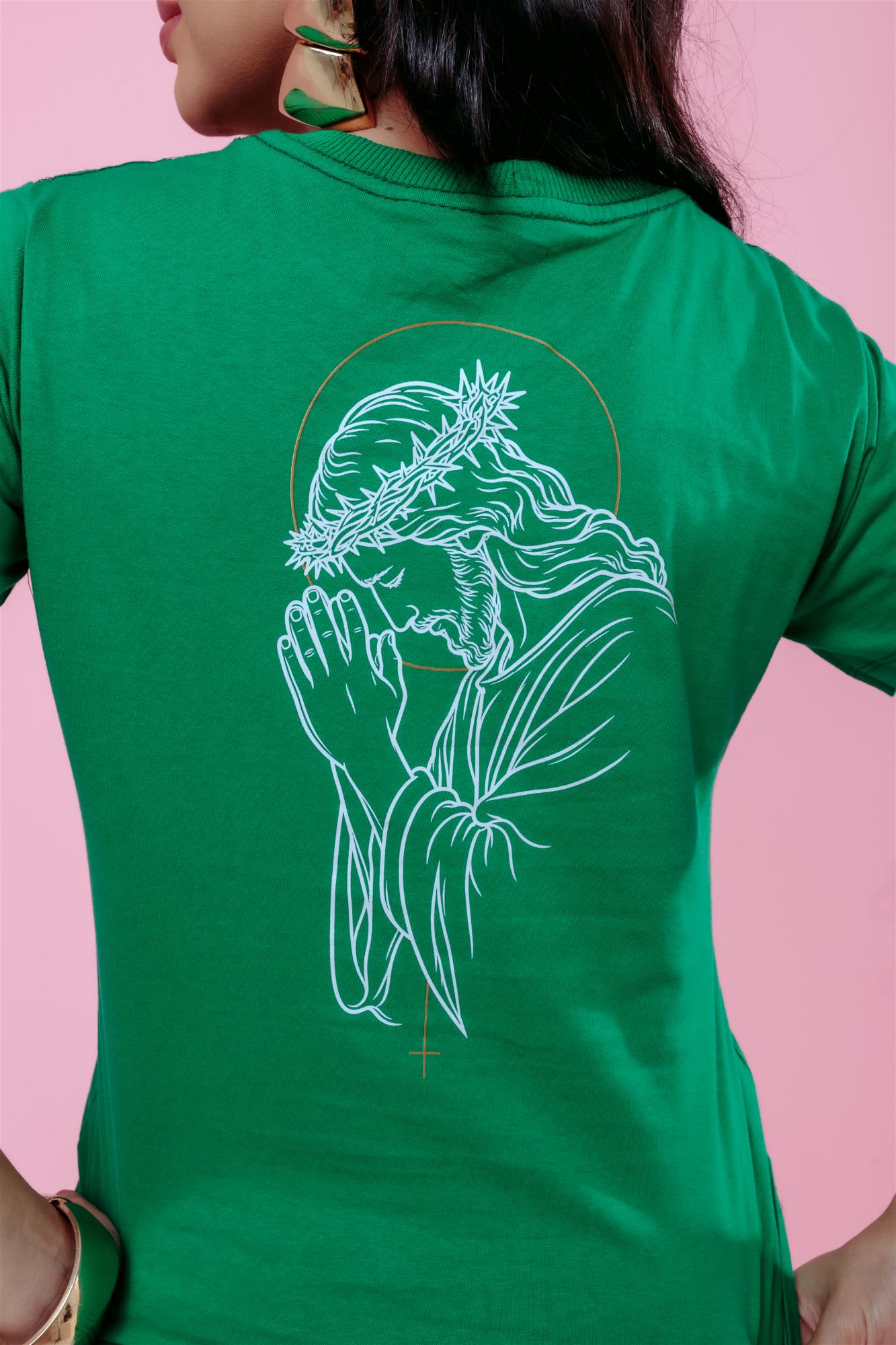T-Shirt - Yeshua - Verde Bandeira