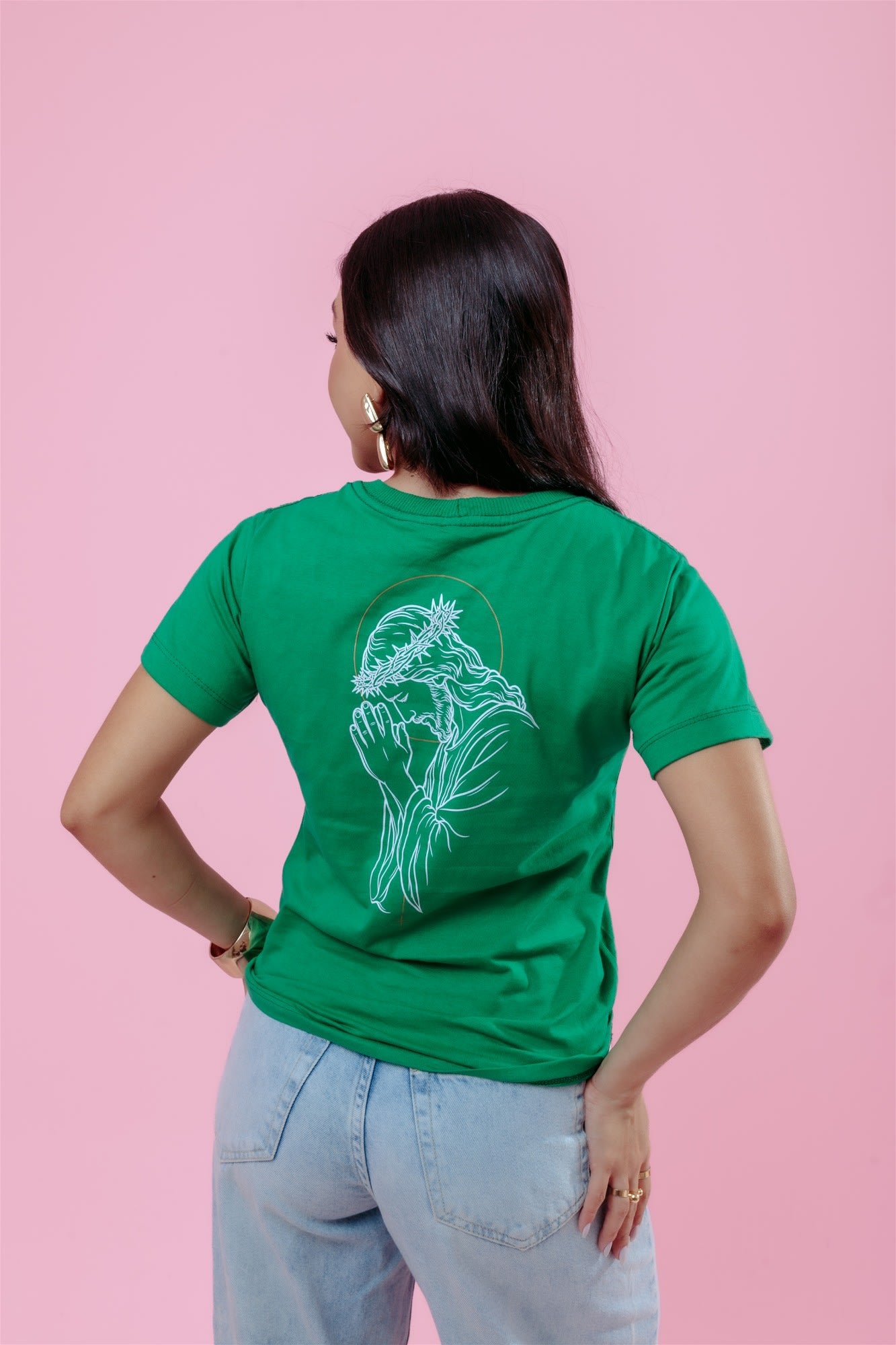 T-Shirt - Yeshua - Verde Bandeira