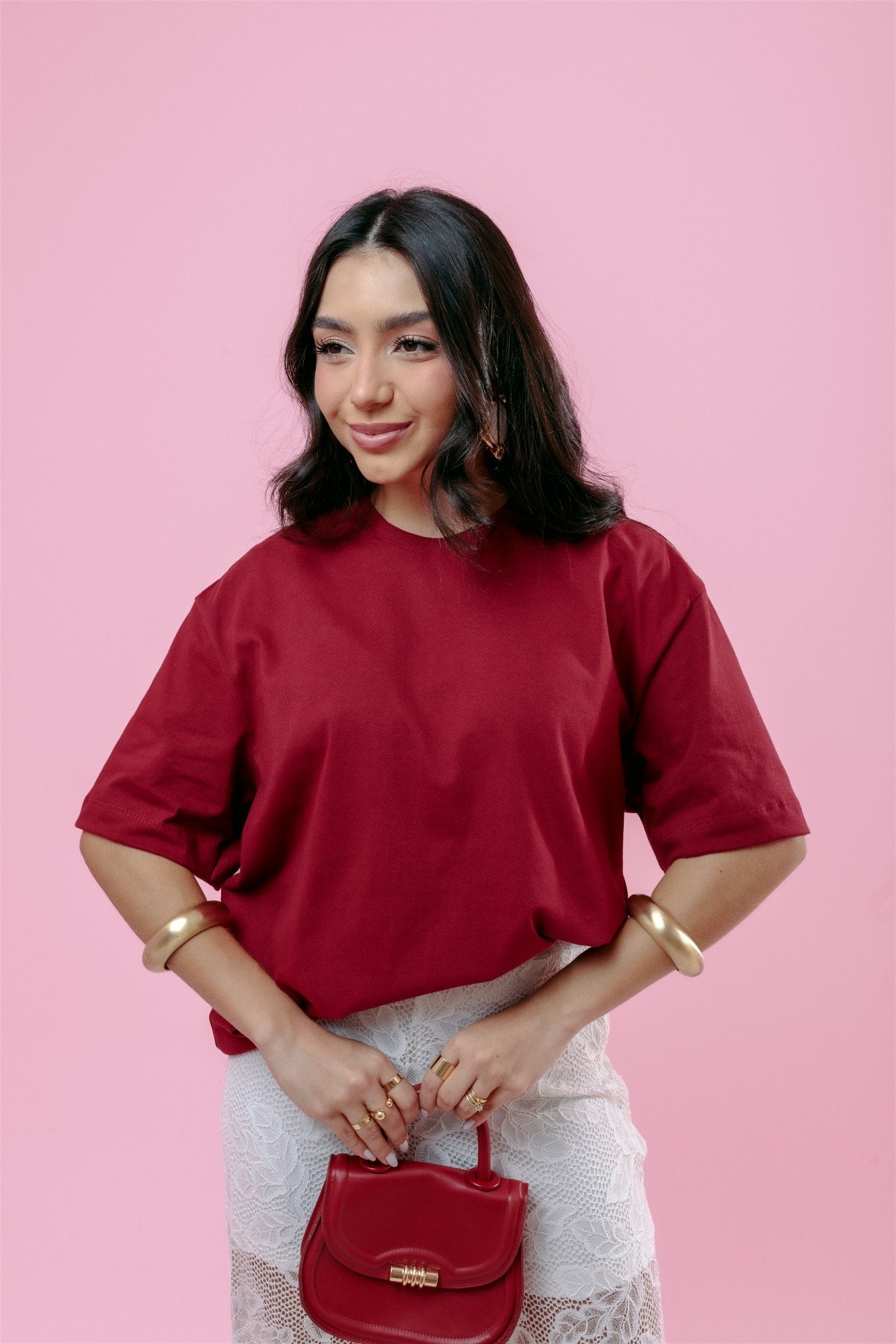 Max T-Shirt - Básica - Marsala