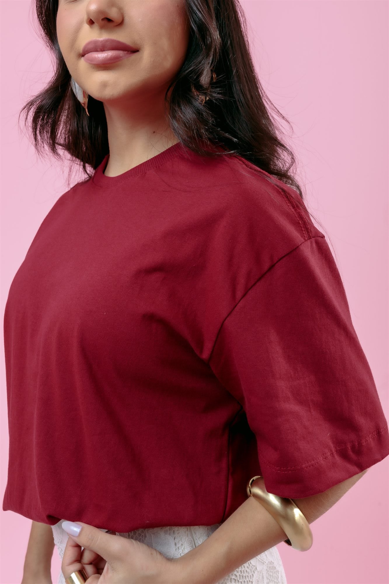 Max T-Shirt - Básica - Marsala